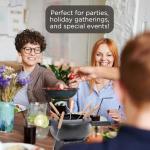 Spring SAAS Fee Cast Iron Black Fondue Set 20cm