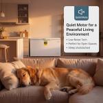 Garvee 14.5cuft Chest Freezer, Large Capacity Freezer Stand Alone with 6 Movable Wheels, Mechanical Temperature Control, 2 Removable Baskets, for Garage/Home/Office, White