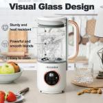 Automatic Nut Milk Maker, 35 oz(1000ml) Homemade Almond, Oat, Soy, Plant-Based Milk and Dairy Free Beverages, Almond Milk Maker with Delay Start/Keep Warm/Boil Water, Soy Milk Maker with Nut Milk Bag