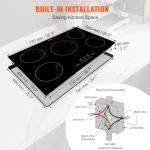 VEVOR 30-Inch 5-Burner Induction Stove Top