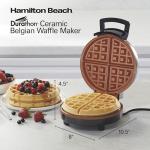 Hamilton Beach Belgian Waffle Maker with Non-Stick Plates