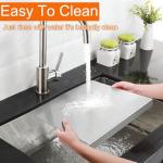 L-Shaped Stainless Steel Cutting Board for Kitchen,Small Cutting Boards 15x11 Inch Non-Slip Dishwasher Safe Double-Sided Use for Suitable for Meat, Fruits, Vegetables, Bread，Baking