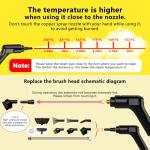 2026 New 3 Level Adjustable Pressurized Handheld Steam Cleaner for Home, 10s Heat-Up Handheld Steamer for Cleaning, 1.6 Qt Tank Portable Steam Cleaner Handheld for Car,Grout,Tile,Couch (yellow)