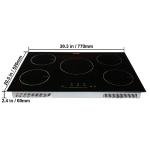 VEVOR 30-Inch 5-Burner Induction Stove Top