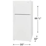 Frigidaire FFHT2022AW 20.0 Cu. Ft. Top Freezer Refrigerator - Garage Ready