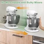 Mixer Slider Mat for KitchenAid 4.5 QT Tilt Head Stand Mixer, Sliding Tray Slider Pad for Kitchen Aid 4.5 Qt Stand Mixers Accessories, Clear