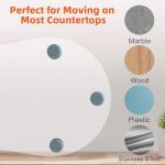 Mixer Slider Mat for KitchenAid 4.5 QT Tilt Head Stand Mixer, Sliding Tray Slider Pad for Kitchen Aid 4.5 Qt Stand Mixers Accessories, Clear