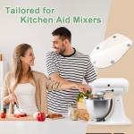 Mixer Slider Mat for KitchenAid 4.5 QT Tilt Head Stand Mixer, Sliding Tray Slider Pad for Kitchen Aid 4.5 Qt Stand Mixers Accessories, Clear