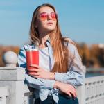 20 oz Tumbler Coffee Travel Tumblers Bulk with Lid Stainless Steel Double Wall Vacuum Insulated Mug Powder Coated Cups fit Car Cupholder for Hot and Cold - Red, 12Pack