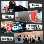 20 oz Tumbler Coffee Travel Tumblers Bulk with Lid Stainless Steel Double Wall Vacuum Insulated Mug Powder Coated Cups fit Car Cupholder for Hot and Cold - Red, 12Pack