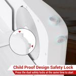 Meat Slicer Machine for Home,Foldable 150w Electric Meat Slicer with 6.7"Removable Stainless Steel Blade & Tray | 0-15mm Adjustable Thickness | Dual Safety Lock, Food Deli Slicer for Frozen Meat Jerky