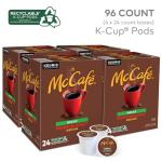 McCafe Premium Roast Decaf Coffee, Single Serve Keurig K-Cup Pods, Decaffeinated, 96 Count (4 Packs of 24)
