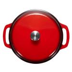 Amazon Basics Enameled Cast Iron Dutch Oven, 4.3 Quart