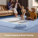 DREAME L40s Ultra CE Robot Vacuum and Mop Combo with Self-Emptying Dock, 13,000Pa Suction, Mop Self-Cleaning and Auto-Raising, Ultrasonic Carpet Sensing, Ideal for Pet Hair, Carpet and Hard Floors