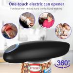 Electric Can Opener, Handheld One-touch Automatic Can opener, Smooth Edge Kitchen Gadget Can Openers Electric for Seniors with Arthritis