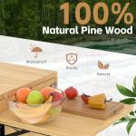 Haddockway Overland Kitchen Slide-Out System,All-in-One Folding Camping Table with Storage Drawer for SUV, Camp Kitchen Box for Outdoor Cooking, Picnic, Overlanding, Travel