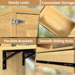 Haddockway Overland Kitchen Slide-Out System,All-in-One Folding Camping Table with Storage Drawer for SUV, Camp Kitchen Box for Outdoor Cooking, Picnic, Overlanding, Travel