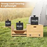 Haddockway Overland Kitchen Slide-Out System,All-in-One Folding Camping Table with Storage Drawer for SUV, Camp Kitchen Box for Outdoor Cooking, Picnic, Overlanding, Travel