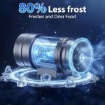 Chest Freezer - 3.5 Cubic Feet Compact Deep Freezer Small Freezer 7 Adjustable Temperature with Removable Basket, Energy Saving Super Quiet for Garage, Office, Kitchen, or Apartment, Gray