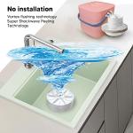 DOUQIFEI Portable Countertop Dishwasher Compact Dishwashers with Timed Off Sink Dishwasher Portable Cordless Dishwasher for Fruit Vegetable Washing Home Travel Use Apartments RV