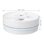 DOUQIFEI Portable Countertop Dishwasher Compact Dishwashers with Timed Off Sink Dishwasher Portable Cordless Dishwasher for Fruit Vegetable Washing Home Travel Use Apartments RV