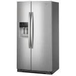 Whirlpool WRSC5536RZ 20.59 Cu. Ft. Stainless Side-by-Side Counter-Depth Freestanding Refrigerator