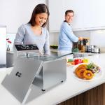 6.3 QT Commercial Deep Fryer,Stainless Steel Countertop Electric Deep Fryer with Basket, Easy to Clean,1500W