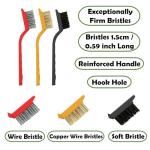 Crevice Cleaning Brush Set for Kitchen & Bathroom
