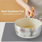 Large Dark Gray Silicone Kitchen Counter Mats