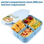 MISS BIG® Bento Box,Bento Box Adult,Lunch Box,Ideal Leak Proof Lunch Containers,No BPAs and No Chemical Dyes Bento Lunch Box,Dishwasher and Microwave Safe Lunch Containers for Adults(1900ml Blue)
