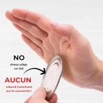 Starfrit Little Beaver Can Opener - Safe - Holds and Leaves No Sharp Edges on Lid - Comfort Grip - 3 year warranty - Red