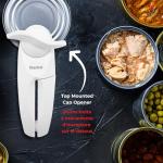 Starfrit Little Beaver Can Opener - Safe - Holds and Leaves No Sharp Edges on Lid - Comfort Grip - 3 year warranty - Red