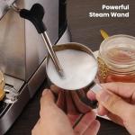 Gevi Commercial Espresso and Coffee Makers, Professional 20 Bar Espresso Maker with Milk Frother, Stainless Steel Expresso Coffee Machines for Home, Compact Cappuccino Machine, Great Gift