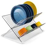 Youeon Stainless Steel Foldable Dish Drying Rack