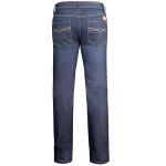 Premium Flame Resistant Slim Fit FR Denim Jeans - 15 oz - 100% Cotton Fire Retardant Pant (Blue Denim, 32W x 32L)
