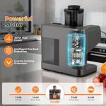 WETIE Cold Press Juicer, Slow Masticating Juicers Machines with Touch Screen, Adjustable Juicing Pressure, 99% Juice Yield, 3.54'' Wide Chute Juicer Extractor, Easy to Clean with Brush & Recipes