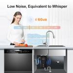 Garbage Disposal 3/4 HP for Kitchen sink Quiet with Power Cord, Easy install, Food Waste Disposer Stainless Steel Grind 0.75 Horsepower (A600)