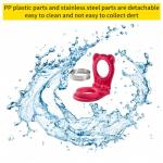 CHICHAUS Uncrustable Sandwich Maker,Sandwiches Pocket Circle Shape 3.7Inch Sandwich Cutter and Sealer,Sandwich Cutter for Kids Breakfast and lunchboxes (Rose Red)