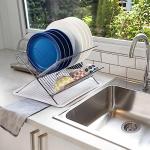 Youeon Stainless Steel Foldable Dish Drying Rack