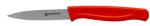 Swissmar Paring Knife – 3.5" German Stainless Steel Blade – Seamless One-Piece Tang with Red Polypropylene Handle – Swiss Made Precision – Safety Sleeve Included – Lightweight Kitchen Knife