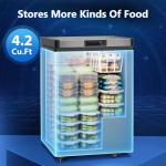 Chest Freezer, 7 Cubic Feet Deep Freezers Top Door with Removable Basket, 7 Temperature Control Energy Saving for Home Office Apartment Commercial Shop Bar Indoor Use, Grey