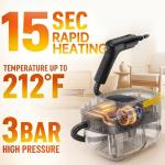 Entalva 1.69 Quart Portable Steam Cleaner for Home