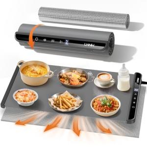 Versatile Food Warming Mat with Adjustable Settings