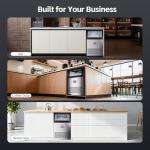 110-lb Commercial Ice Maker for Bars & Restaurants