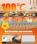 Versatile Food Warming Mat with Adjustable Settings