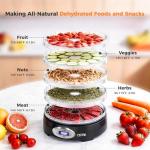 OSTBA 5-Tray Food Dehydrator with Adjustable Temperature
