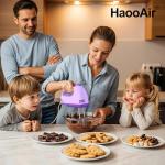 HaooAir 7-Speed Handheld Mixer with Accessories
