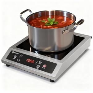 Portable Stainless Steel Induction Cooktop with Timer