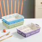 Ceramic Casserole Dish Set with Handles - 2 Pack