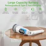 Cordless Electric Spin Scrubber with LED Display